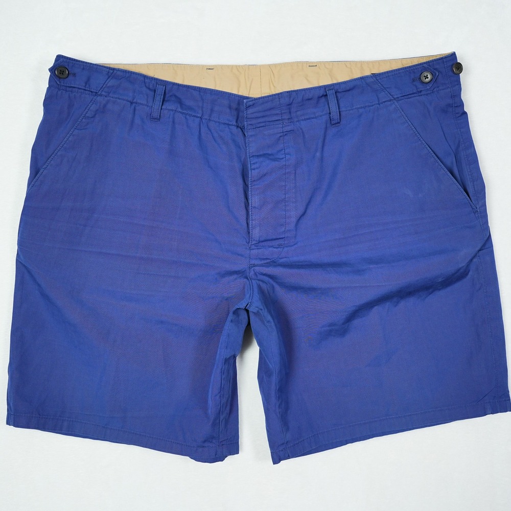 Prada Men's Blue Button Fly Side Adjuster Shorts Size (US 40) 56 Made in Italy